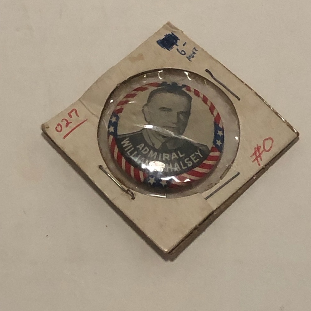 Admiral William Halsey Brooch NIB